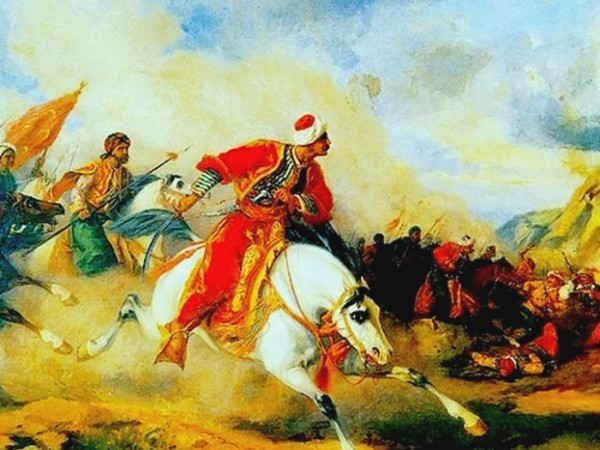 Slika na kojoj je predstavljena bitka kod Čaldirana