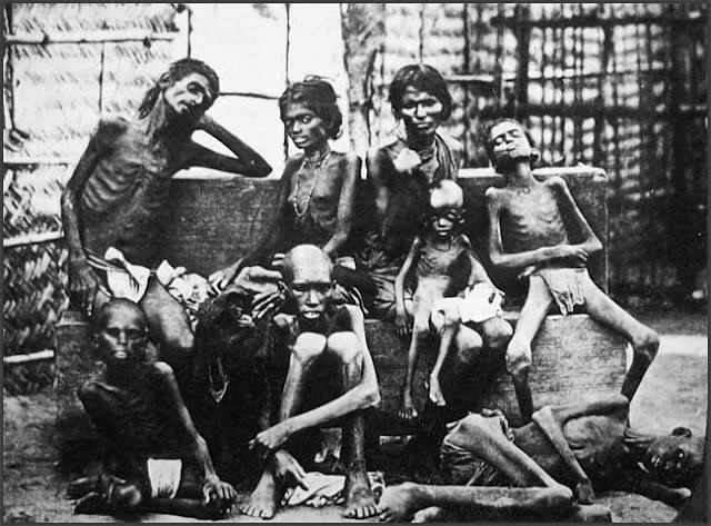 Tzv. Indijska glad koja je pogodila istočne dijelove zemlje 1943. godine.
